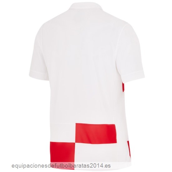Nuevo Tailandia 1ª Camiseta Croacia 2024 Blanco Rojo Baratas